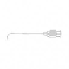 Lacrimal Cannula Curved Stainless Steel, Gauge 23